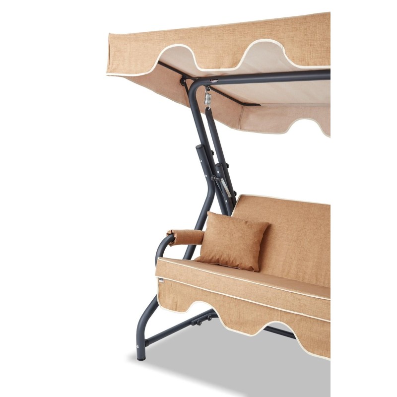 Garden Triple Swing Chair Olea - Beige Beige