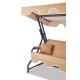 Garden Triple Swing Chair Olea - Beige Beige Garden Triple Swing Chair Olea - Beige Beige