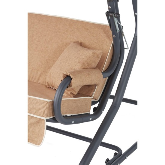 Garden Triple Swing Chair Olea - Beige Beige Garden Triple Swing Chair Olea - Beige Beige