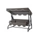 Garden Triple Swing Chair Ruta - Anthracite Anthracite Garden Triple Swing Chair Ruta - Anthracite Anthracite