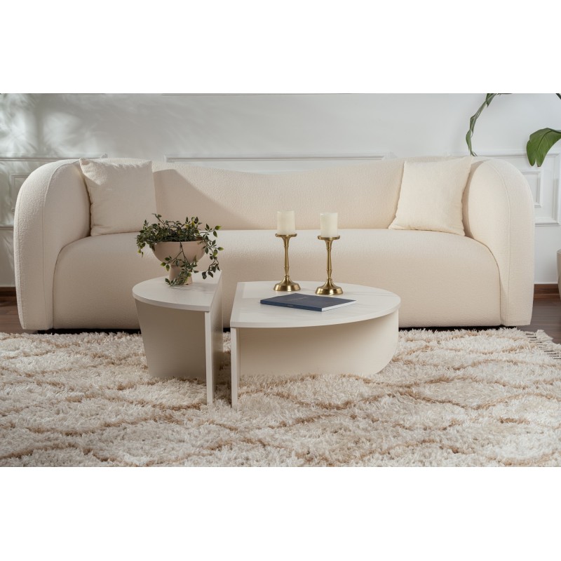Hanah Home Coffee Table Orion - Wood White Wood White