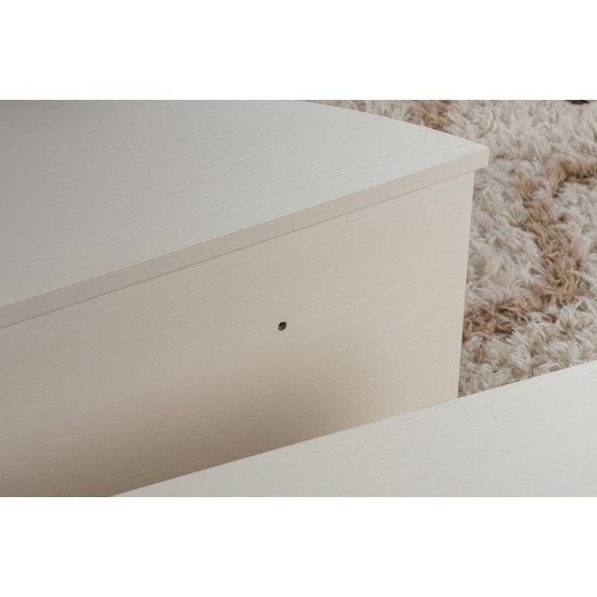 Coffee Table Orion - Wood White Wood White Hanah Home Coffee Table Orion - Wood White Wood White