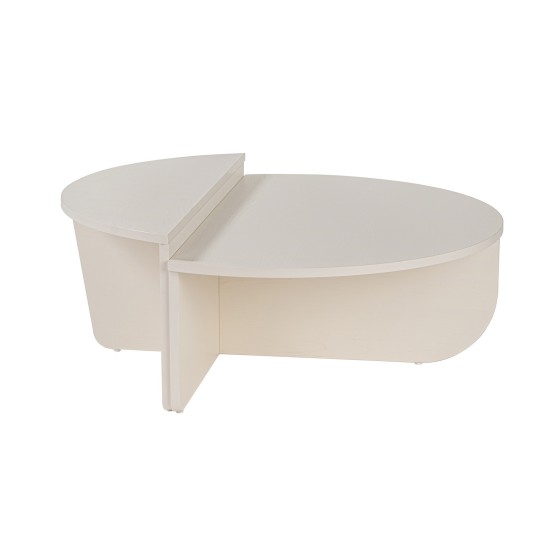 Coffee Table Orion - Wood White Wood White Hanah Home Coffee Table Orion - Wood White Wood White