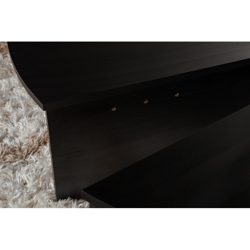 Hanah Home Coffee Table Orion - Wood Black Wood Black