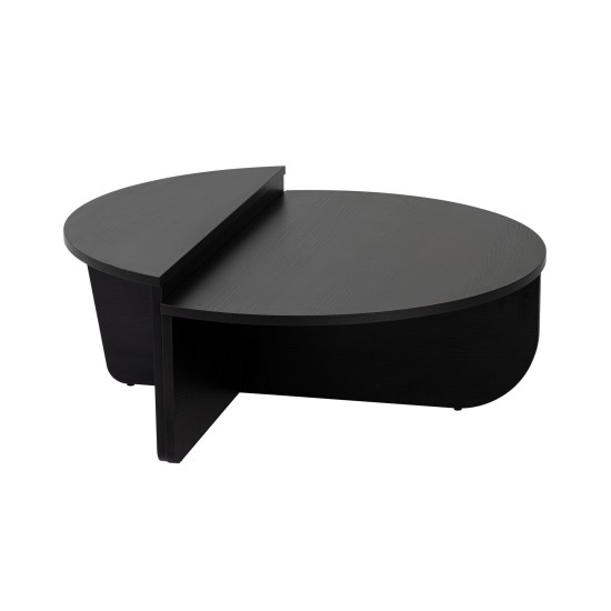 Coffee Table Orion - Wood Black Wood Black Hanah Home Coffee Table Orion - Wood Black Wood Black