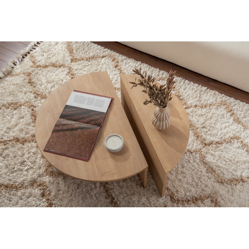 Hanah Home Coffee Table Orion - Honey Oak Honey Oak