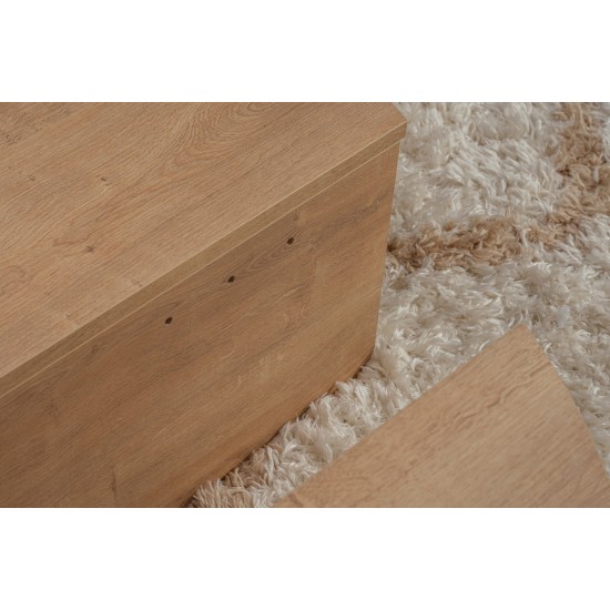 Coffee Table Orion - Honey Oak Honey Oak Hanah Home Coffee Table Orion - Honey Oak Honey Oak