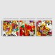 Decorative Canvas Painting (3 Pieces) 3P10478 Multicolor
