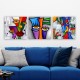 Decorative Canvas Painting (3 Pieces) 3P5434755 Multicolor Decorative Canvas Painting (3 Pieces) 3P5434755 Multicolor