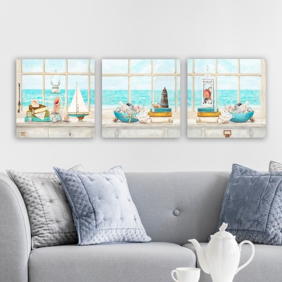 Decorative Canvas Painting (3 Pieces) dr9009 Multicolor