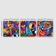 Decorative Canvas Painting (3 Pieces) pmdr40 Multicolor Decorative Canvas Painting (3 Pieces) pmdr40 Multicolor