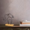 Aberto Design Decorative Object Cat - Black Black
