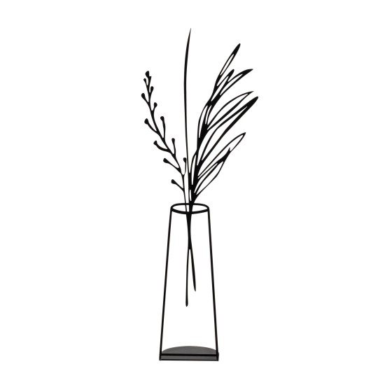 Aberto Design Decorative Object Flowerpot - 5 Black
