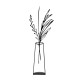 Aberto Design Decorative Object Flowerpot - 5 Black