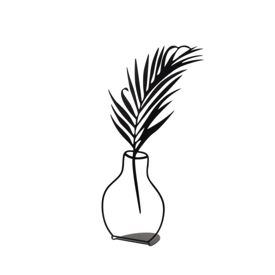 Aberto Design Decorative Object Flowerpot - 6 Black