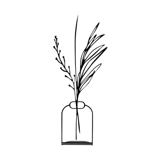 Aberto Design Decorative Object Flowerpot - 8 Black
