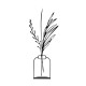 Aberto Design Decorative Object Flowerpot - 8 Black