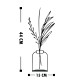 Aberto Design Decorative Object Flowerpot - 8 Black