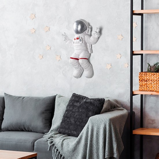 Decorative Wall Accessory Peace Sign Astronaut - 2 White
Grey Wallxpert Decorative Wall Accessory Peace Sign Astronaut - 2 White
Grey