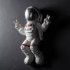 Wallxpert Decorative Wall Accessory Peace Sign Astronaut - 2 White
Grey