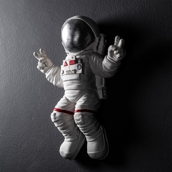 Decorative Wall Accessory Peace Sign Astronaut - 2 White
Grey Wallxpert Decorative Wall Accessory Peace Sign Astronaut - 2 White
Grey