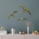 Aberto Design Decorative Wall Accessory Flying Seagulls - 1 Gold