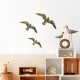 Aberto Design Decorative Wall Accessory Flying Seagulls - 1 Gold