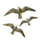 Aberto Design Decorative Wall Accessory Flying Seagulls - 1 Gold