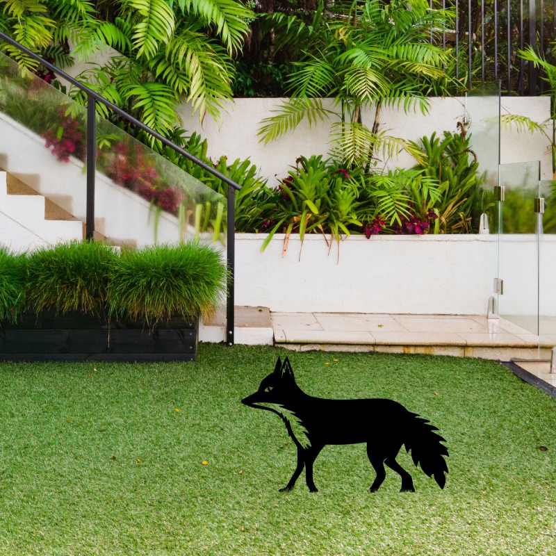 Aberto Design Decorative Object Fox 01 Black