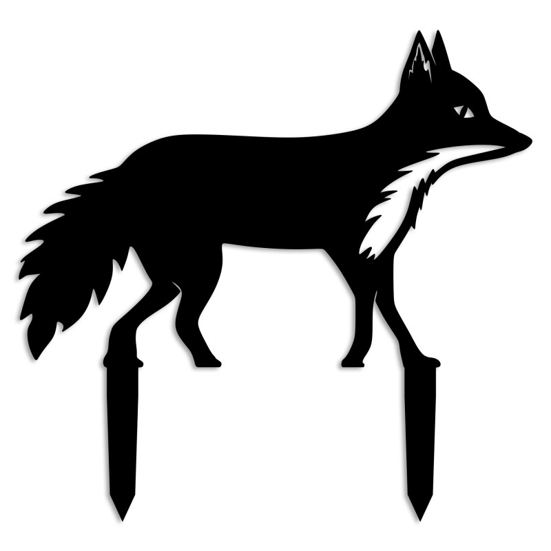 Aberto Design Decorative Object Fox 01 Black