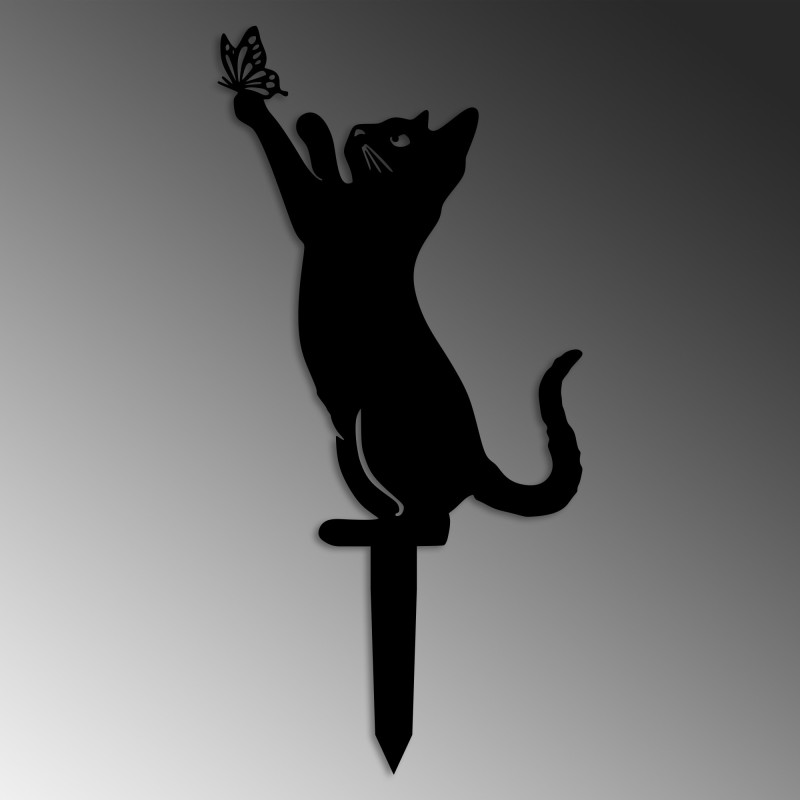 Aberto Design Decorative Object Cat 01 Black