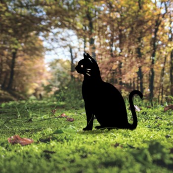 Decorative Object Cat 02 Black