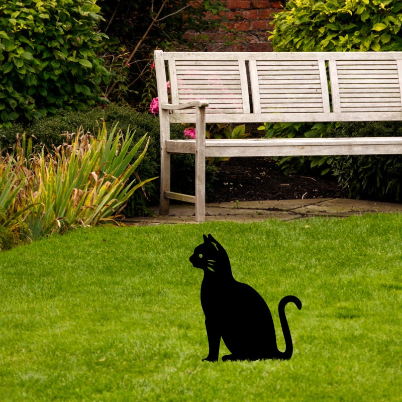 Aberto Design Decorative Object Cat 02 Black