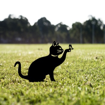 Decorative Object Cat 03 Black