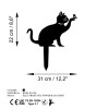Aberto Design Decorative Object Cat 03 Black