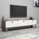 Έπιπλο Τηλεόρασης Sumer E3620 - 178x34,6x44,8εκ - Χρώμα Δρυς Λευκό Έπιπλο Τηλεόρασης Sumer E3620 - 178x34,6x44,8εκ - Χρώμα Δρυς Λευκό