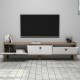 Έπιπλο Τηλεόρασης Sumer E3620 - 178x34,6x44,8εκ - Χρώμα Δρυς Λευκό Έπιπλο Τηλεόρασης Sumer E3620 - 178x34,6x44,8εκ - Χρώμα Δρυς Λευκό