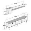 TV Unit Sumer E4020 Oak
White