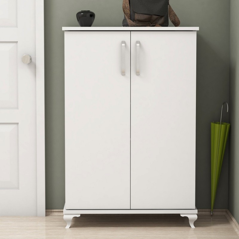 Παπουτσοθήκη Asta 72x32,5x100εκ - Χρώμα Λευκό