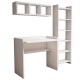 Study Desk & Bookshelf Matilda White Hanah Home Study Desk & Bookshelf Matilda White