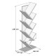 Hanah Home Bookshelf Hitit - White White