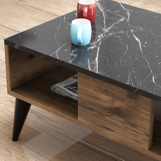 Hanah Home Coffee Table Lidya Walnut
Marble