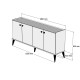 Console Lidya Walnut