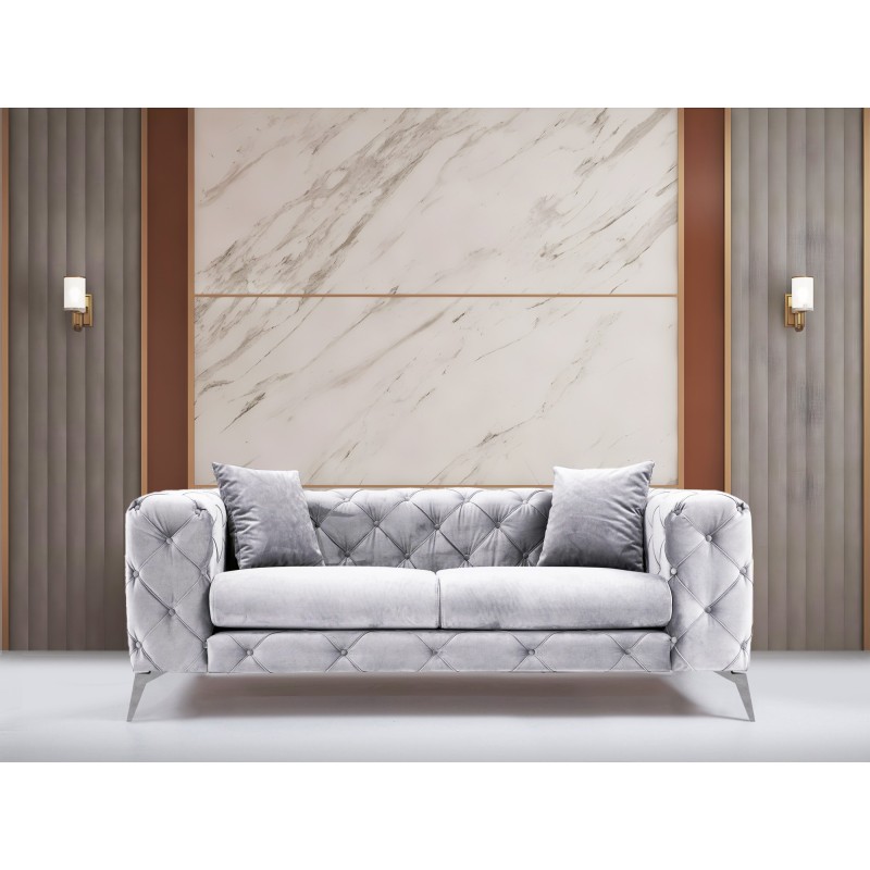 Atelier del Sofa 2-Seat Sofa Como - Light Grey Light Grey