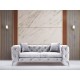 Atelier del Sofa 2-Seat Sofa Como - Light Grey Light Grey