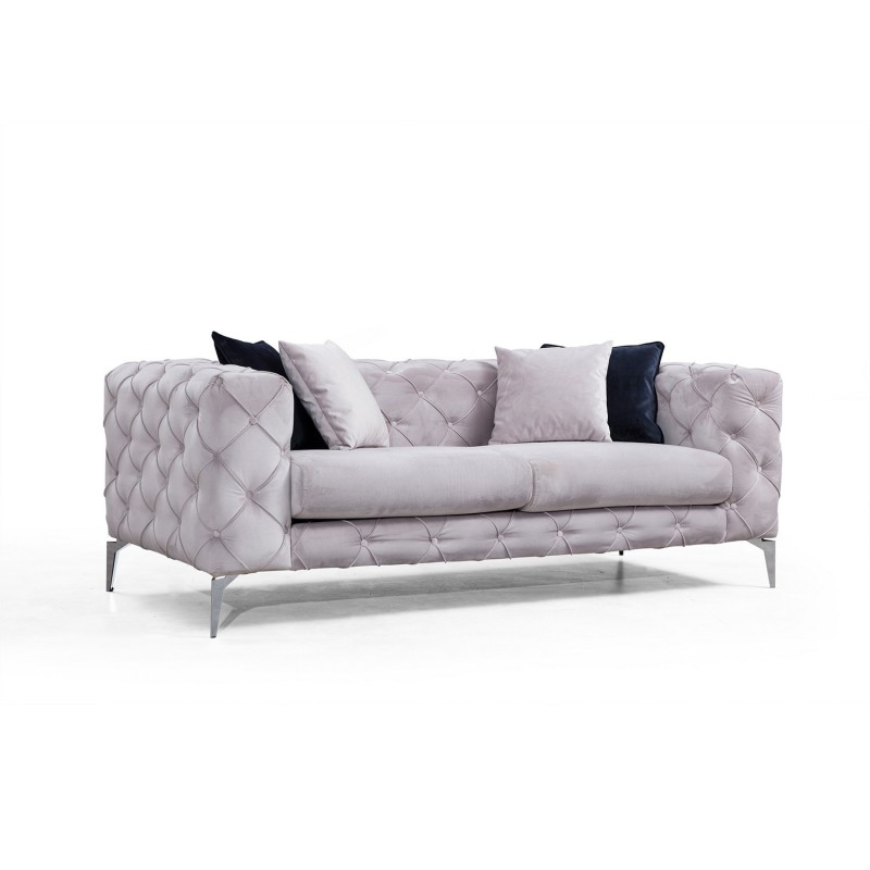 Atelier del Sofa 2-Seat Sofa Como - Light Grey Light Grey