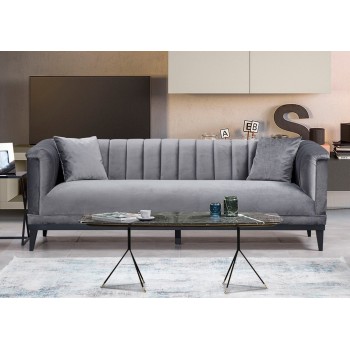 3-Seat Sofa Trendy - Dark Grey Dark Grey