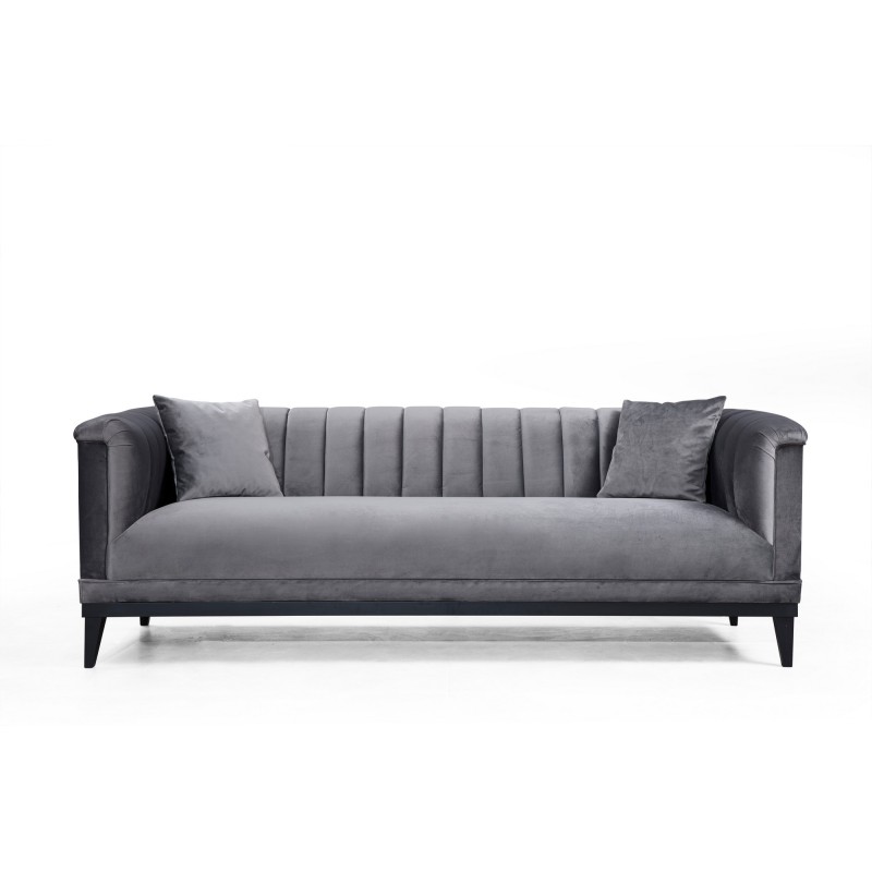 Atelier del Sofa 3-Seat Sofa Trendy - Dark Grey Dark Grey