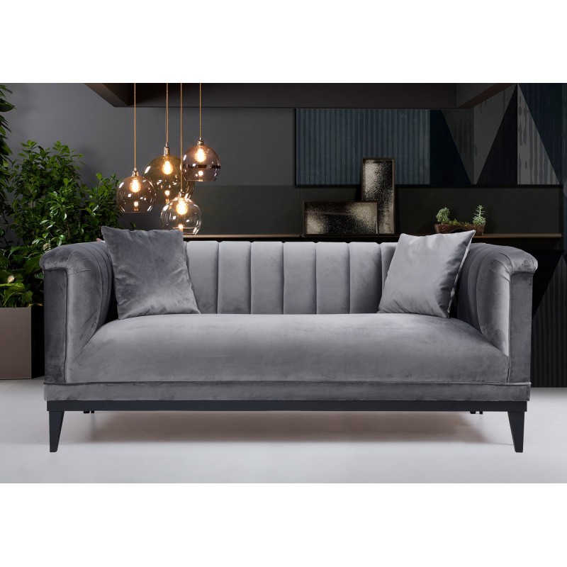 Atelier del Sofa 2-Seat Sofa Trendy - Dark Grey Dark Grey