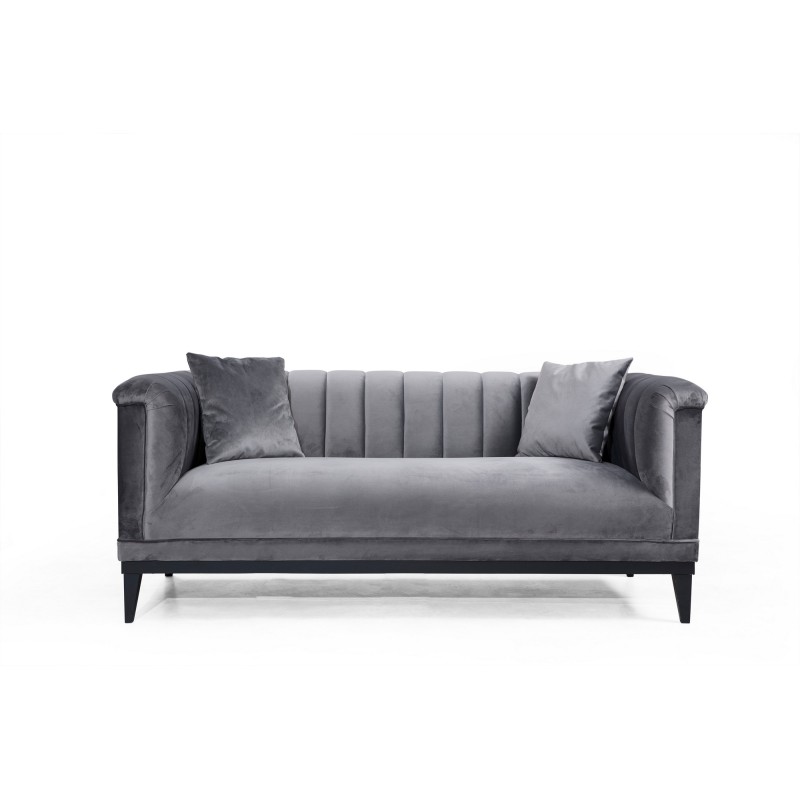 Atelier del Sofa 2-Seat Sofa Trendy - Dark Grey Dark Grey